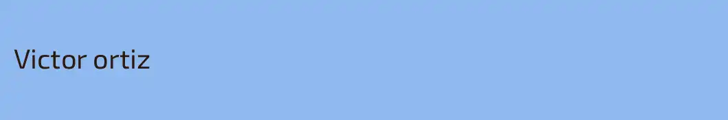 Victor ortiz
